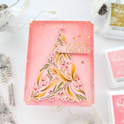 Pinkfresh Studio - Festive Foliage Tree stamp