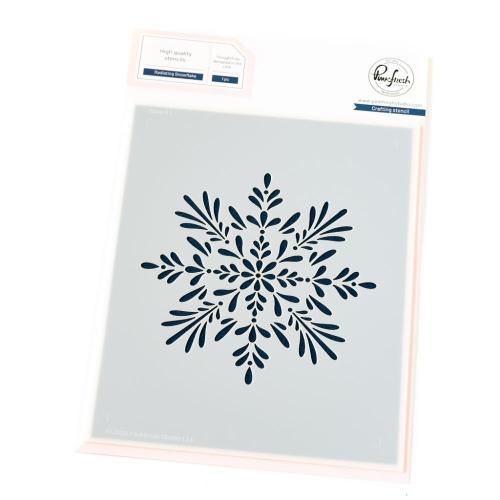 Pinkfresh Studio - Radiating Snowflake stencil