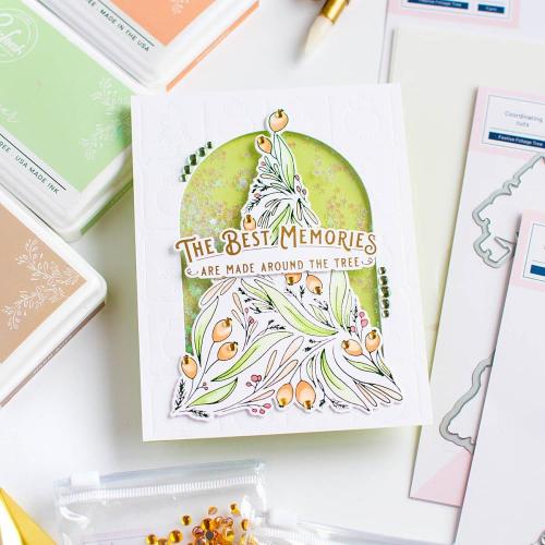 Pinkfresh Studio - Holiday Greetings Sentiments stamp