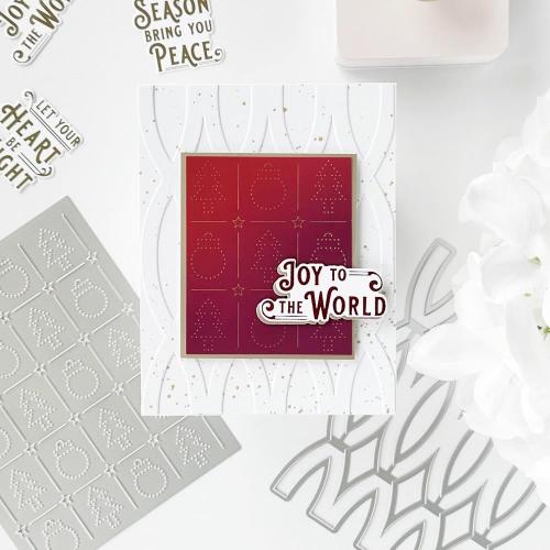 Pinkfresh Studio - Festive Grid coverplate die
