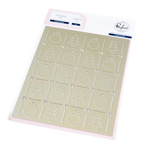 Pinkfresh Studio - Festive Grid coverplate die