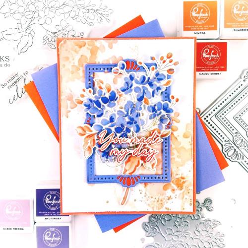 Pinkfresh Studio - Fancy Rectangle Frame die