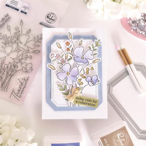 Pinkfresh Studio - Blanket Stitched Octagons die