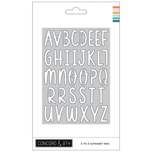 Concord & 9th A to Z Alphabet Die Set 12787