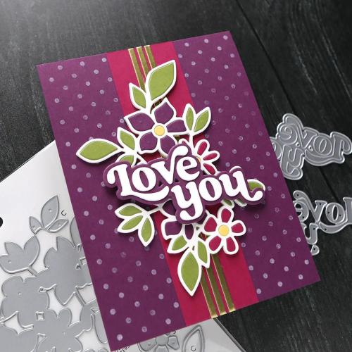 Concord & 9th Kristina Werner Love Hugs Hello Die Set kw1256
