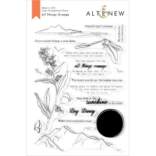 Altenew - All Things Orange Stamp Set