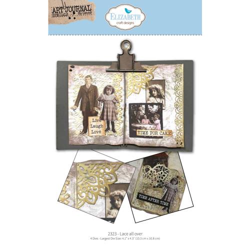 Elizabeth Craft Designs Hello You! Die Lace All Over (2323)