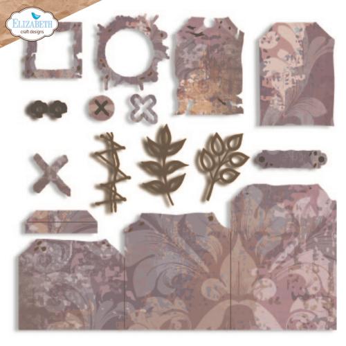 Elizabeth Craft Designs Hello You! Die Tag Folding Trio (2321)