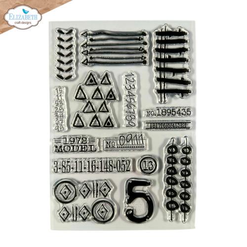 Elizabeth Craft Designs Hello You! Stamps Scribbles (CS440)