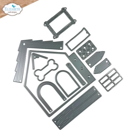 Elizabeth Craft Designs Dog House build a book (2332)