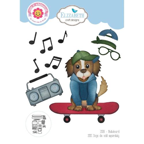 Elizabeth Craft Designs Skateboard (2328)