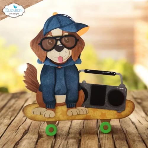 Elizabeth Craft Designs Skateboard (2328)
