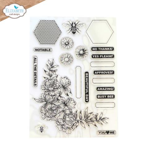 Elizabeth Craft Designs - Busy Bee Stamp Set