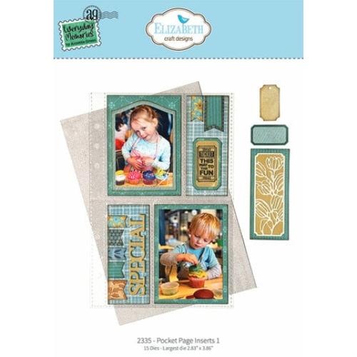 Elizabeth Craft Designs - Pocket Page Inserts 1 Die Set