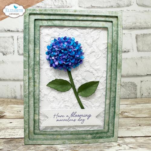 Elizabeth Craft Designs Beautiful Blooms Stamps Bloom Sentiments by Paper Flowers (CS450)