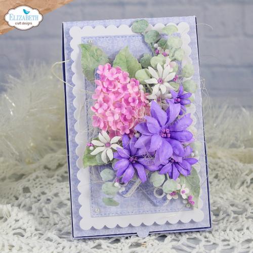 Elizabeth Craft Designs Beautiful Blooms Die Rectangle Gift Box by Paper Flowers (2351)
