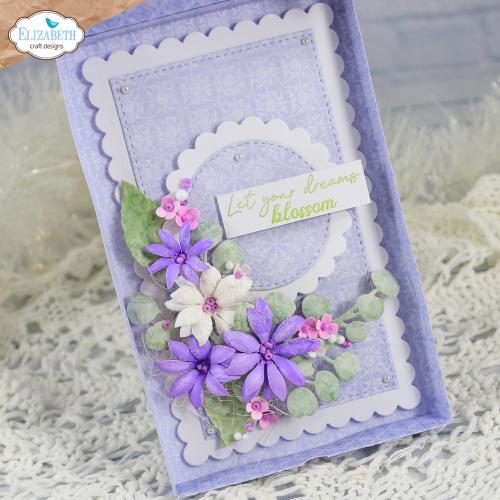 Elizabeth Craft Designs Beautiful Blooms Die Rectangle Gift Box by Paper Flowers (2351)