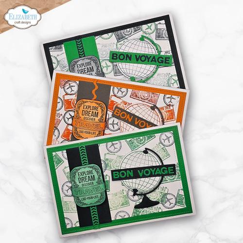 Elizabeth Craft Designs Rest & Relaxation Stamp and Die Set Let's Go! by Everyday Memories (CSD454)