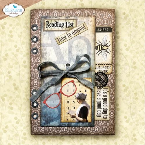 Elizabeth Craft Designs Rest & Relaxation Stamp and Die Set Book Lover by Everyday Memories (CSD453)