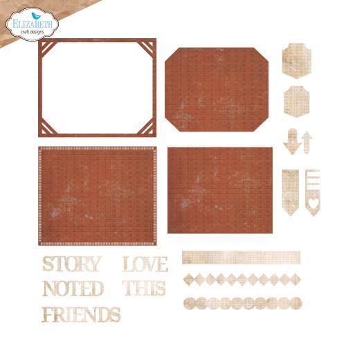 Elizabeth Craft Designs Rest & Relaxation Die Pocket Page Inserts 3 by Everyday Memories (2360)