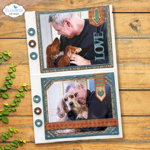 Elizabeth Craft Designs Rest & Relaxation Die Pocket Page Inserts 3 by Everyday Memories (2360)