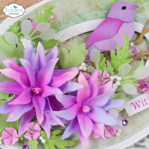 Elizabeth Craft Designs Bloom Wildly Die Columbine by Paper Flowers (2377)