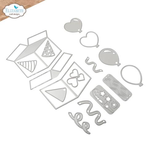 Elizabeth Craft Designs Meet the Cats Die Surprise Box by Cute & Whimsical (2374)