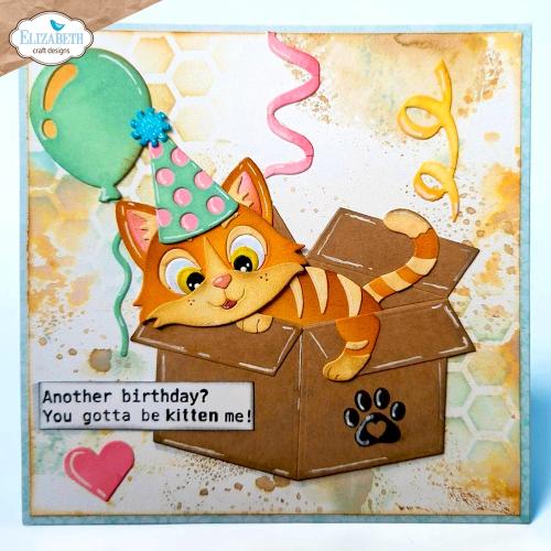 Elizabeth Craft Designs Meet the Cats Die Surprise Box by Cute & Whimsical (2374)