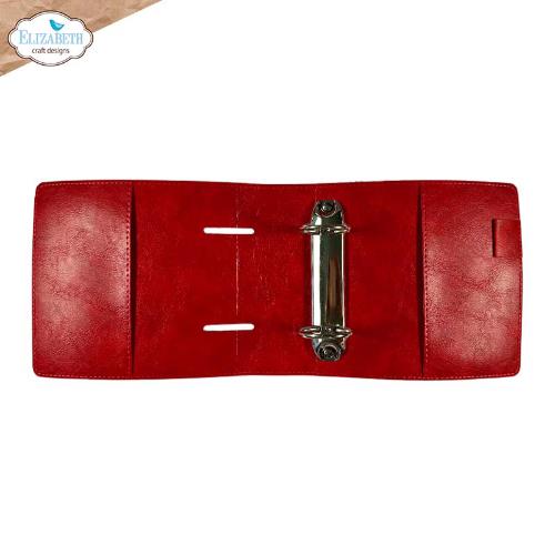 Elizabeth Craft Designs Memory Binder Square Page - Festive Red Embossed (MB007) - Postage as per Actual