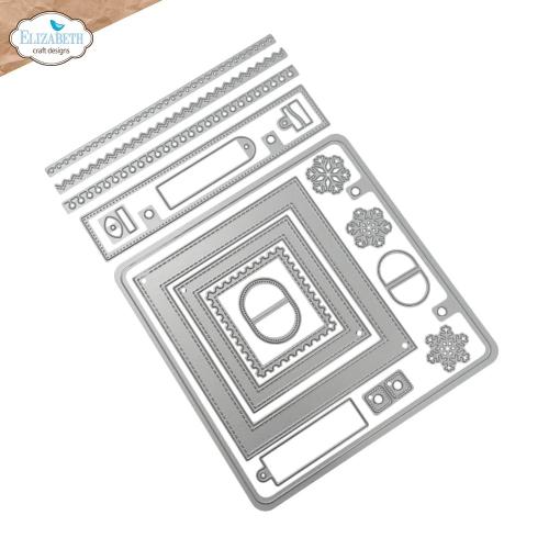 Elizabeth Craft Designs Rounded Corner Square Page Assortment (2393)