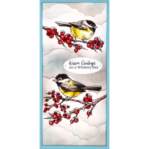 Stampendous Clear Stamps - SSC1405 Chickadee Holiday