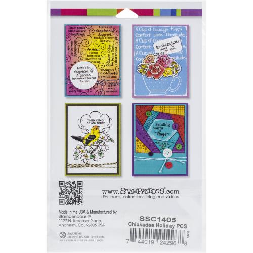 Stampendous Clear Stamps - SSC1405 Chickadee Holiday