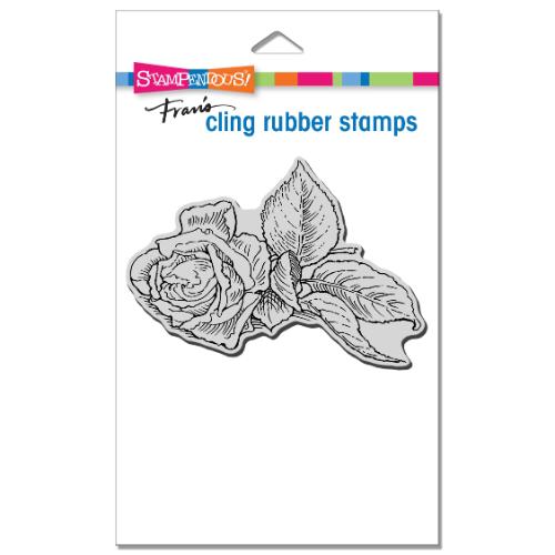 Stampendous Cling Rubber Stamps - CRP388 Cling Rose Clipping