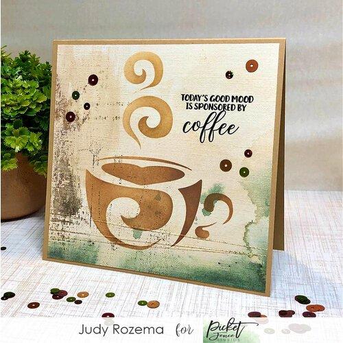 Picket Fence Studios - SC-169 Coffee Cup Stencil