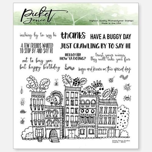 Picket Fence Studios - Stamps: BB-139 Bugville
