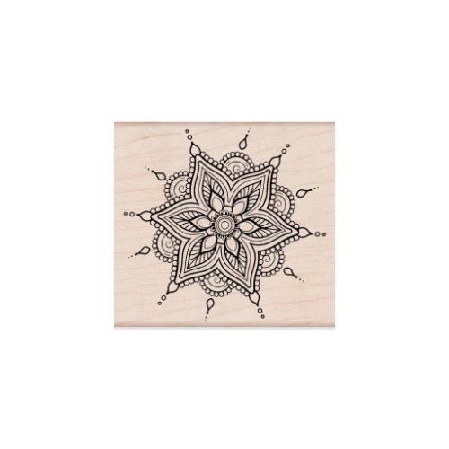 Hero Arts - Stamp: K6268 Henna Flower Pattern