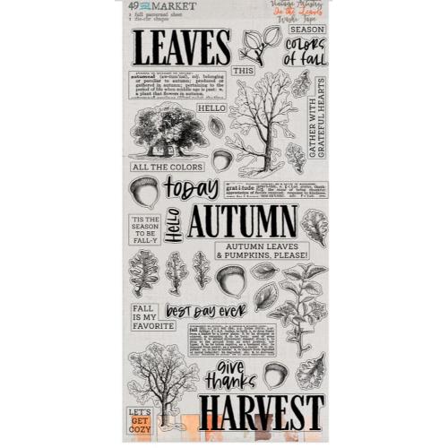 49 and Market - Full Patterned Sheet - In the Leaves Washi Tape