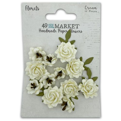 49 And Market Florets Paper Flowers Cream