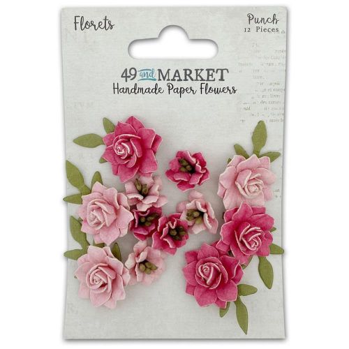 49 And Market Florets Paper Flowers Punch