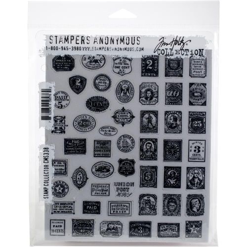 Tim Holtz Cling Stamps 7"X8.5" Stamp Collector