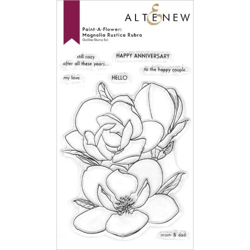 Altenew - Paint-A-Flower: Magnolia Rustica Rubra Outline Stamp Set