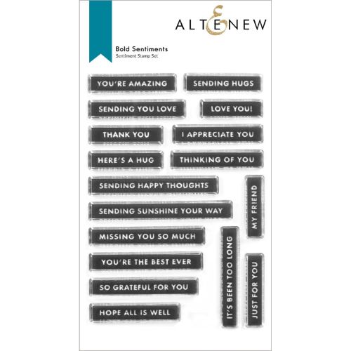 Altenew - Bold Sentiments Stamp Set