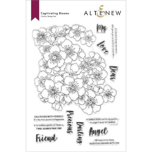Altenew - Captivating Blooms Stamp Set