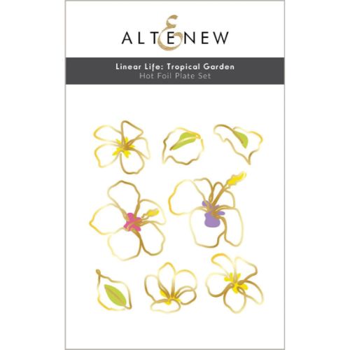 Altenew - Linear Life: Tropical Garden Hot Foil Plate Set