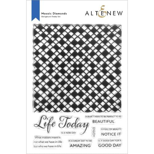 Altenew - Mosaic Diamonds Stamp Set