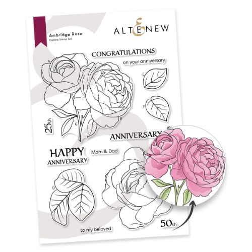 Altenew - Ambridge Rose Stamp Set