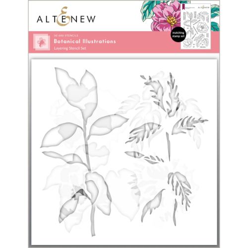 Altenew - Botanical Illustrations Layering Stencil Set (4 in 1)