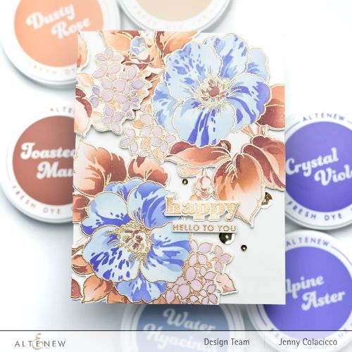 Altenew - Build-A-Garden: Rosa Gallica & Add-On Die Bundle - Postage as per Actual