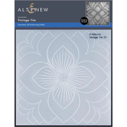 Altenew - Vintage Tile 3D Embossing Folder
