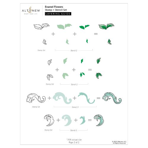 Altenew - Enamel Flowers - Complete Bundle